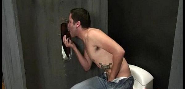  Gay Gloryhole Porn Ans Wet Gay Blowjobs 19